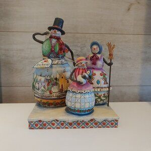 Jim Shore Heartwood Creek Snowman Family Figurine New in Box